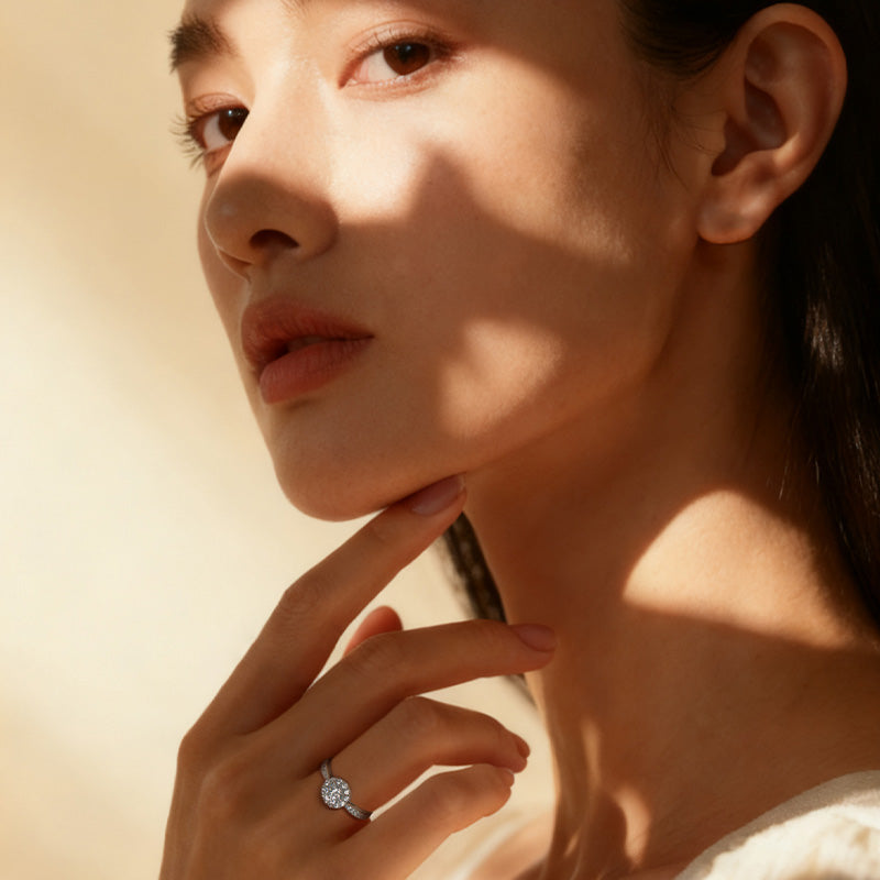 Deino-Flourish Diamond Ring