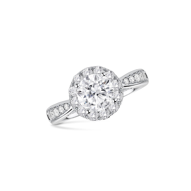 Deino-Flourish Diamond Ring