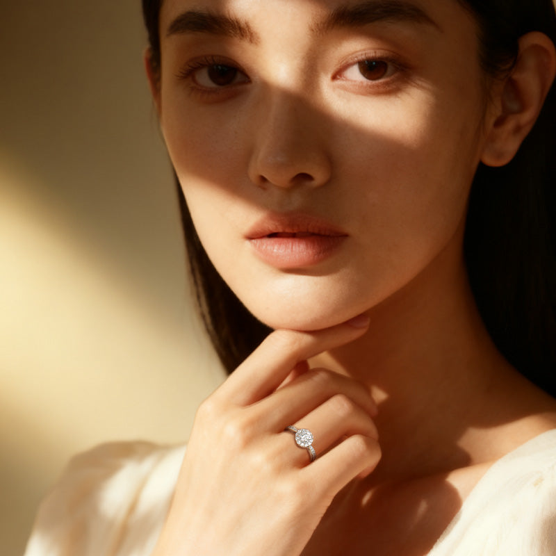 Deino-Flourish Diamond Ring