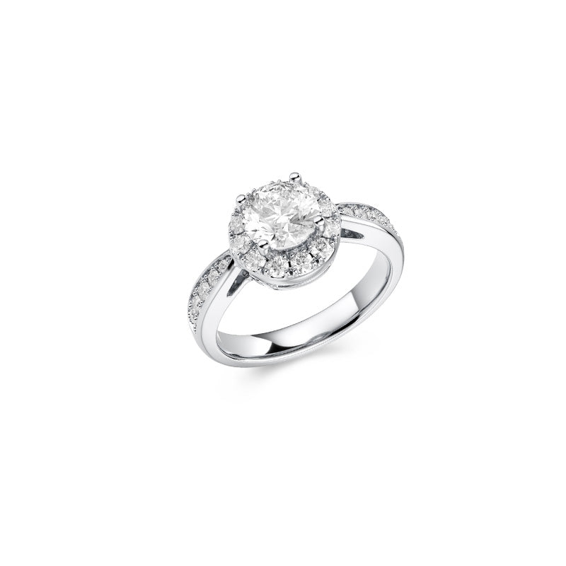 Deino-Flourish Diamond Ring
