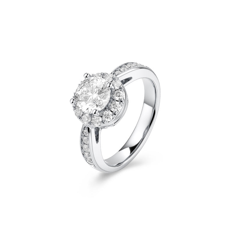 Deino-Flourish Diamond Ring