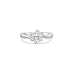 Deino Heartbeat Engagement Ring in Silver 1ct. D. VS2
