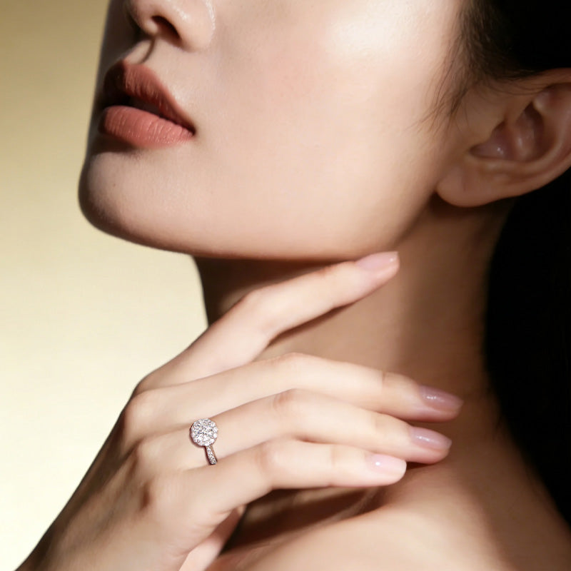 Deino-Flourish Diamond Ring